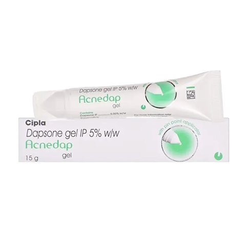Cipla Dapsone Gel IP 5% (Acnedap Gel 15g): Gel Đặc Trị Mụn Trứng Cá Hiệu Quả