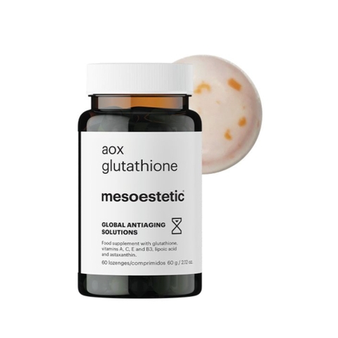 Mesoestetic Aox Glutathione: Viên Ngậm Trắng Da, Chống Lão Hóa Toàn Diện Từ Bên Trong