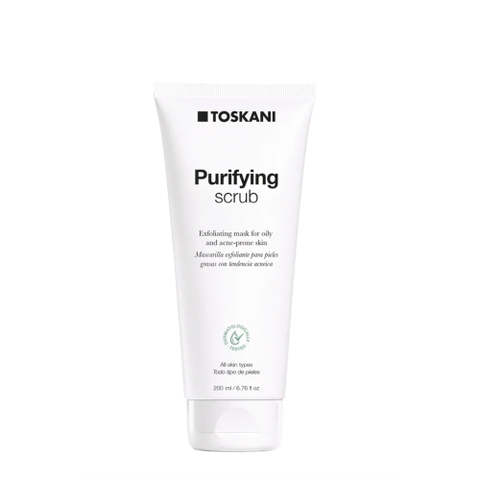 TOSKANI Purifying Scrub 200 ml – Mặt Nạ Tẩy Tế Bào Chết Thanh Lọc Khuyết Điểm, Kiểm Soát Dầu Nhờn Và Làm Mịn Bề Mặt Da