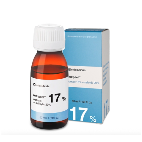 Md:peel Azelaic 17% + Salicylic 20% – Giải Pháp Thay Da Sinh Học Trị Mụn cấp độ 1, 2 & Sáng Da Toàn Diện