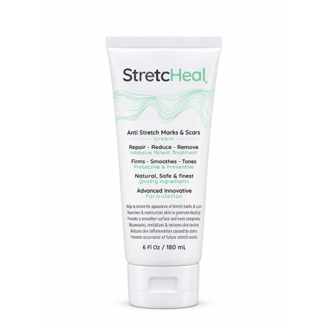 StretcHeal Anti Stretch Marks & Scars Cream 180ml – Kem hỗ trợ cải thiện rạn da và sẹo