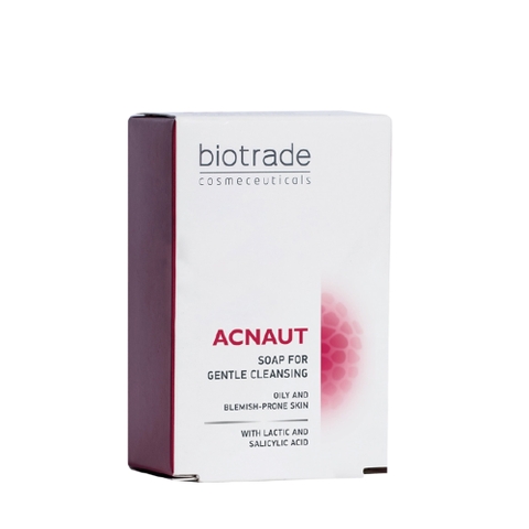 Biotrade Acnaut Soap For Gentle Cleansing 100gr – Xà Phòng Y Tế Trị Mụn Lưng & Viêm Nang Lông