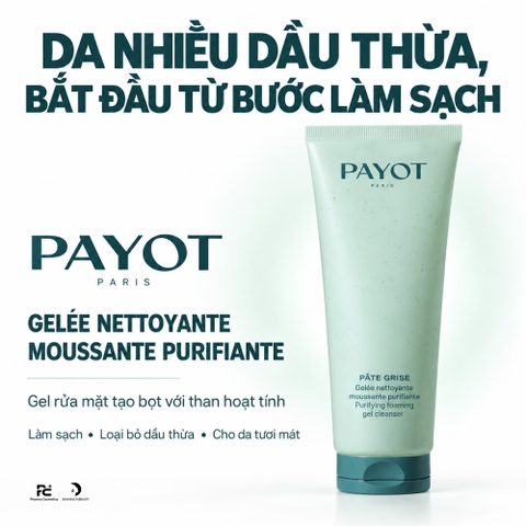 PAYOT Purifying Foaming Gel Cleanser / GEL RỬA MẶT TẠO BỌT THANH LỌC DA