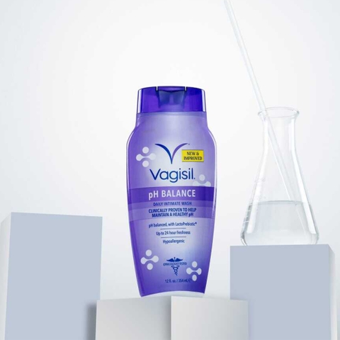 VAGISIL PH BALANCE DAILY INTIMATE WASH: Dung Dịch Vệ Sinh Phụ Nữ - Cân Bằng pH & Tăng Cường Bảo Vệ Tự Nhiên