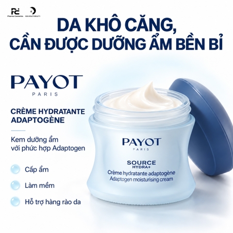 PAYOT CRÈME HYDRATANTE ADAPTOGÈNE ADAPTOGEN MOISTURISING CREAM / KEM DƯỠNG CẤP ẨM VÀ BẢO VỆ DA