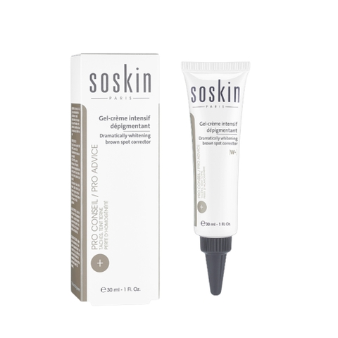 Soskin Dramatically Whitening Brown Spot Corrector: Kem Trị Nám Điểm Tạm Biệt Đốm Nâu Cứng Đầu