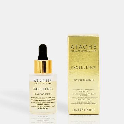 Atache Excellence Glycolic Serum: Tinh Chất Tái Tạo, Trẻ Hóa & Điều Tiết Bã Nhờn Chuyên Sâu