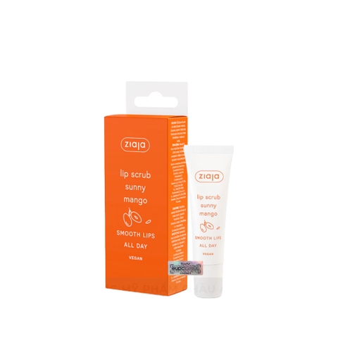 Ziaja Lip Scrub Sunny Mango – Tẩy Tế Bào Chết Môi Hương Xoài Cho Đôi Môi Mềm Mịn