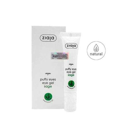 Ziaja Puffy Eyes Eye Gel – Gel Dưỡng Mắt Chiết Xuất Cây Cỏ Xạ Hương, Giảm Bọng Mắt Chuyên Sâu