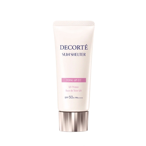 DECORTÉ Sun Shelter Tone Up CC: Kem Chống Nắng Nâng Tông & Che Khuyết Điểm Hoàn Hảo (SPF50+/PA++++)