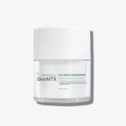 SKINMTX ACTI-MATTE CONCENTRATE: Tinh Chất Kiềm Dầu & Se Khít Lỗ Chân Lông - Cho Làn Da Lì Mịn Hoàn Hảo