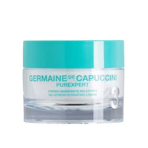 GERMAINE DE CAPUCCINI PUREXPERT NO-STRESS HYDRATING CREAM: KEM DƯỠNG ẨM CHO DA DẦU, GIẢM BÓNG NHỜN VÀ HỖ TRỢ THU NHỎ LỖ CHÂN LÔNG