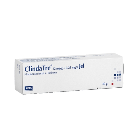 ClindaTre® 12 mg/g + 0.25 mg/g Gel – Giải Pháp Bôi Ngoài Da Hỗ Trợ Giảm Mụn & Cải Thiện Bề Mặt Da Mịn Màng