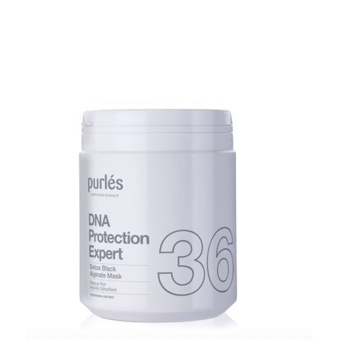Purlés 36 Detox Black Alginate Mask: Mặt Nạ Than Hoạt Tính Thải Độc & Tái Tạo Da Chuyên Sâu
