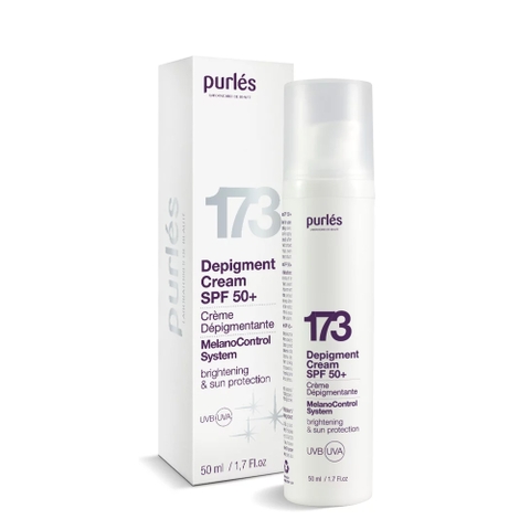 Purlés 173 Depigment Cream SPF 50+: Kem Dưỡng Trắng Và Bảo Vệ Da Chuyên Sâu