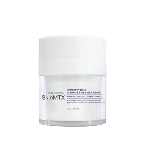 SkinMTX Hexapeptide-8 Ultimate Fine Line Cream: Giải Pháp Xóa Mờ Nếp Nhăn Biểu Cảm & Tăng Cường Hàng Rào Bảo Vệ Da