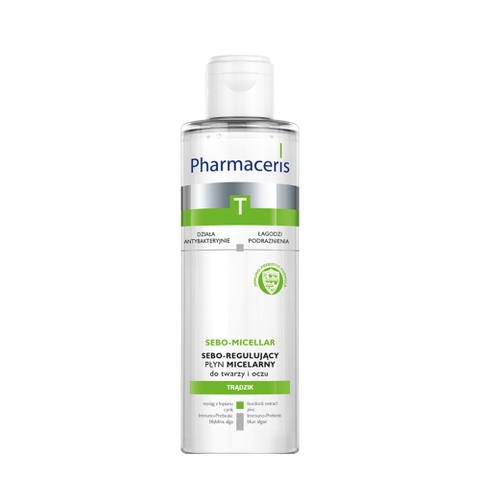 PHARMACERIS SEBO-MICELLAR: Nước Tẩy Trang Chuyên Biệt Cho Da Dầu, Mụn