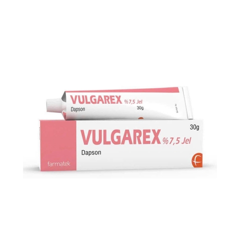 Vulgarex 7.5% Dapsone Jel 30g: Giải Pháp Tiên Tiến Cho Mụn Trứng Cá, Mụn Viêm Và Mụn Nội Tiết