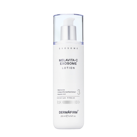 DERMARIRM Melavita-C Exosome Lotion 120ml – Sữa dưỡng ẩm hỗ trợ làm sáng và đều màu da