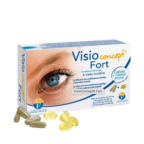 VisioConcept® Fort – Viên Uống Hỗ Trợ Thị Lực Bảo Vệ Và Duy Trì Đôi Mắt Sáng Khỏe