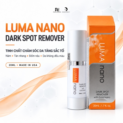 Luma Nano Dark Spot Remover With Gold Nano 20ml – Tinh chất hỗ trợ giảm nám và đốm nâu