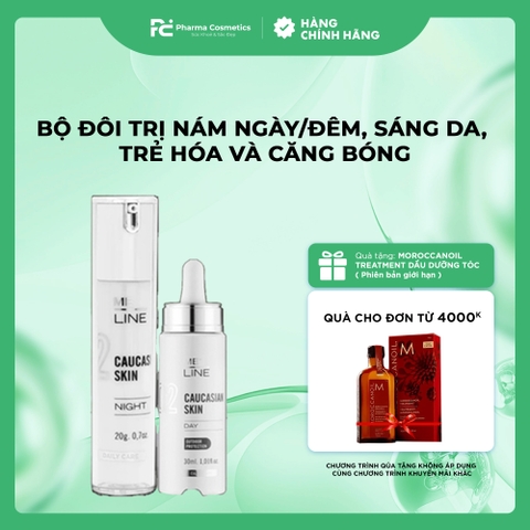 MELINE 02 CAUCASIAN SKIN DAY/NIGHT / BỘ ĐÔI TRỊ NÁM NGÀY/ĐÊM, SÁNG DA, TRẺ HÓA VÀ CĂNG BÓNG
