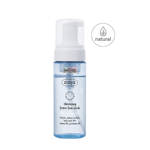 Ziaja Cleansing Foam Face Wash Dry, Sensitive Skin 150ml – Sữa Rửa Mặt Dạng Bọt Siêu Dịu Nhẹ Cho Da Khô & Nhạy Cảm
