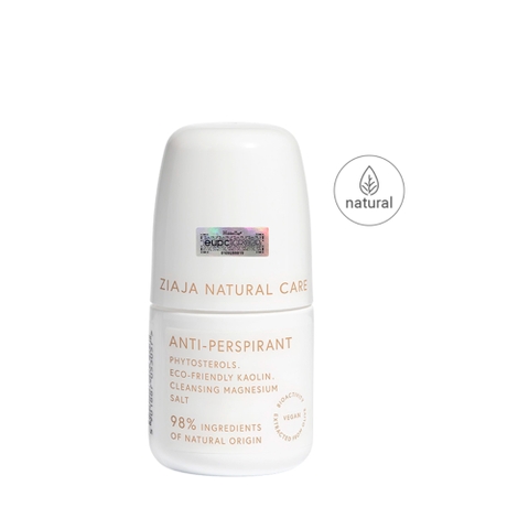 Ziaja Natural Care Anti-perspirant – Lăn Khử Mùi Thuần Chay, Bảo Vệ Da Suốt 24 Giờ