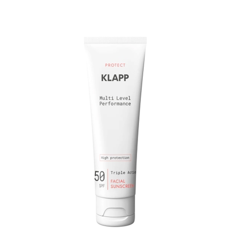 KLAPP Multi Level Performance Sun Protection Facial Sunscreen SPF 50: Bảo Vệ Đa Tầng & Dưỡng Ẩm Chuyên Sâu