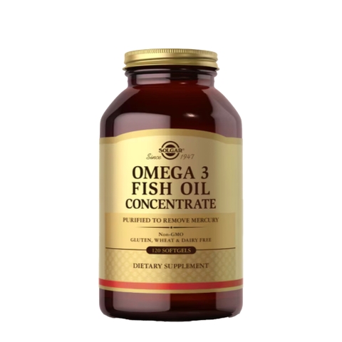 Solgar Omega-3 Fish Oil Concentrate: Dầu Cá Đậm Đặc Hỗ Trợ Tim Mạch, Khớp Và Làn Da Khỏe Mạnh