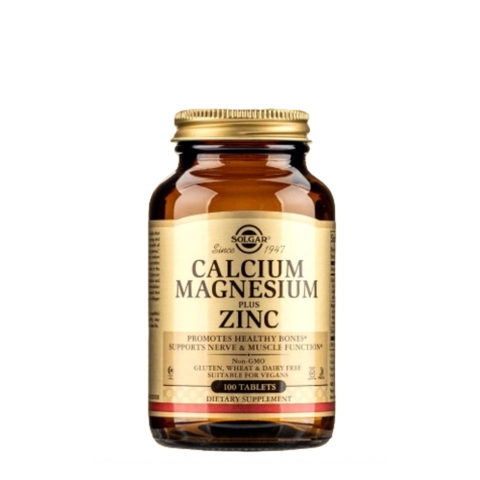 Solgar Calcium Magnesium Plus Zinc: Giải Pháp Toàn Diện Cho Xương Khớp, Cơ Bắp Và Hệ Miễn Dịch
