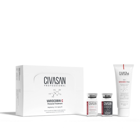 Civasan Varocobin C Professional – Liệu Trình Vitamin C Tươi & Collagen Tái Tạo Da Trắng Sáng