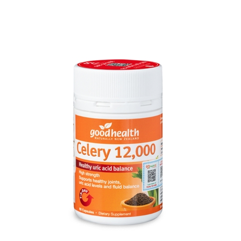 Goodhealth Celery 12000 – Giải Pháp Tự Nhiên Hỗ Trợ Điều Trị Gout & Kiểm Soát Acid Uric