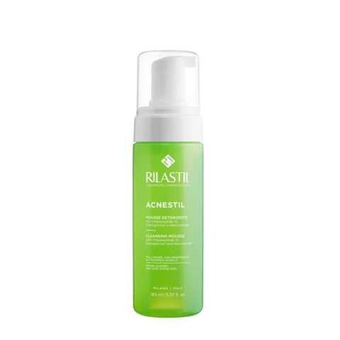 RILASTIL ACNESTIL CLEANSING MOUSSE: Bọt Rửa Mặt Dành Cho Da Mụn - Làm Sạch Sâu, Kháng Khuẩn & Cân Bằng Dầu