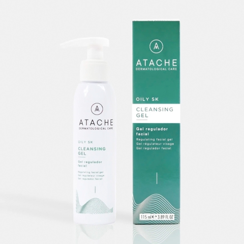 Atache Oily SK Cleansing Gel: Gel Rửa Mặt Kiểm Soát Dầu, Kháng Khuẩn & Ngừa Mụn Chuyên Sâu