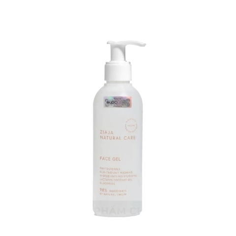 Ziaja Natural Care Face Gel – Gel Rửa Mặt Thuần Chay Chiết Xuất 98% Tự Nhiên