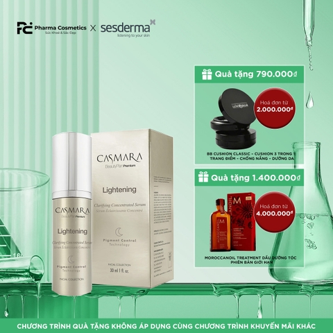 CASMARA CLARIFYING CONCENTRATED SERUM / SERUM DƯỠNG TRẮNG, MỜ NÁM BAN ĐÊM 