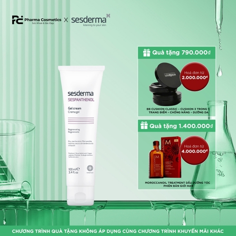 SESDERMA SESPANTHENOL GEL CREAM: Kem Dưỡng Cứu Cánh Cho Da Nhạy Cảm – Dưỡng Ẩm, Làm Dịu & Phục Hồi Cấp Tốc