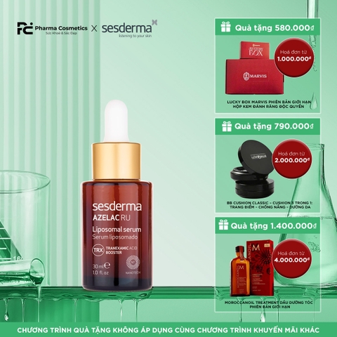 SESDERMA AZELAC RU LIPOSOMAL SERUM: Tinh Chất Đặc Trị Nám Chuyên Sâu, Làm Sáng Da Với Công Nghệ Liposomal