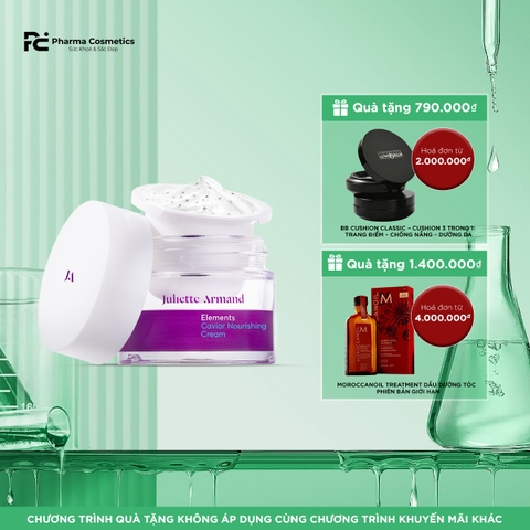 JULIETTE ARMAND CAVIAR NOURISHING CREAM: Kem Trứng Cá Tầm - Dưỡng Ẩm, Phục Hồi & Tăng Cường Sức Sống Da