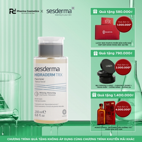 SENSYSES HIDRADERM TRX FACE TONER: Nước Hoa Hồng Đa Năng - Cân Bằng, Làm Sáng & Tái Tạo Làn Da