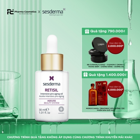 SESDERMA RETISIL INTENSIVE PRO-AGING OIL: Dầu Dưỡng Chống Lão Hóa Chuyên Sâu Với HPR Retisil
