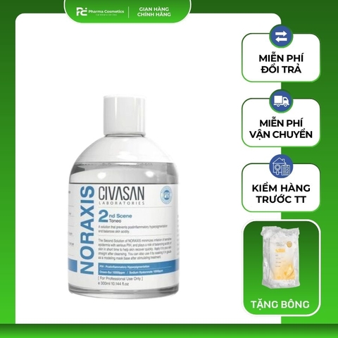 TONER CIVASAN NORAXIS 2ND SCENE 300ML/ TONER DÀNH CHO DA MỎNG YẾU CIVASAN NORAXIS 2ND SCENE 300ML