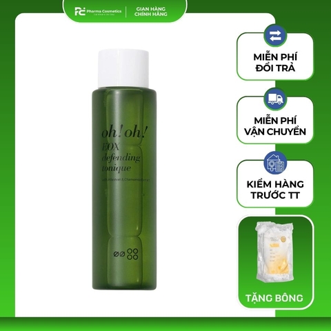 OH!OH! EOX DEFENDING TONIQUE: Nước Cân Bằng Đa Năng Cho Làn Da Ẩm Mượt & Khỏe Mạnh