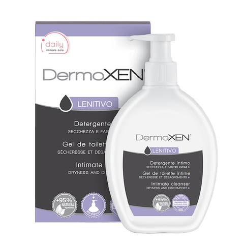 DERMOXEN LENITIVO: Dung Dịch Vệ Sinh Cấp Ẩm Dưỡng Sâu Cho Vùng Kín Nhạy Cảm