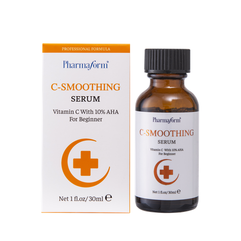 PHARMAFORM C-SMOOTHING SERUM: Tinh Chất Tái Tạo & Sáng Da - Đánh Bay Thâm Nám, Cho Làn Da Mịn Màng