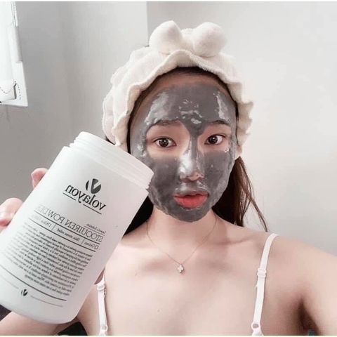 VOLAYON STOQUIREN POWDER: Mặt Nạ Thanh Lọc & Kiểm Soát Dầu Nhờn Cho Làn Da Sáng Khỏe