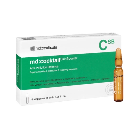 Md:cocktail SkinBooster Anti-Pollution Defence – Tinh Chất Phục Hồi & Chống Ô Nhiễm Đa Tầng