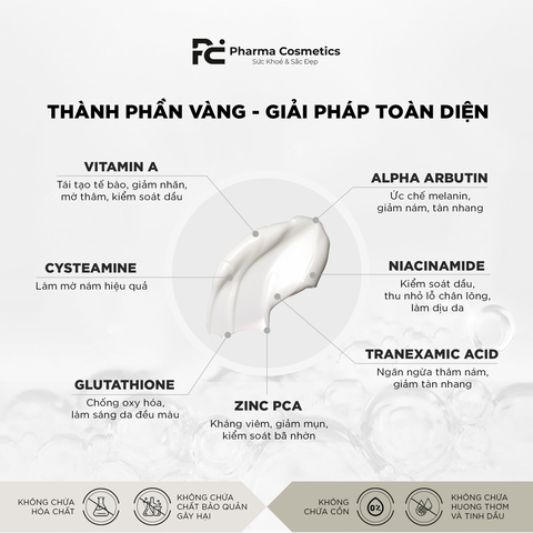 RADIANCE BEAUVA MELAN A+ CREAM / KEM DƯỠNG ĐẶC TRỊ DA TỔNG THỂ: MỤN - NÁM - TÁN NHANG - XỈN MÀU - NẾP NHĂN 