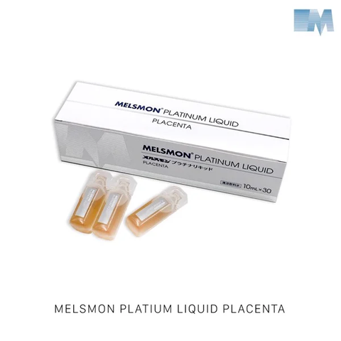 MELSMON PLATINUM LIQUID PLACENTA / NƯỚC UỐNG NHAU THAI NGỰA GIÚP LÀN DA TRẮNG SÁNG MỊN MÀNG
